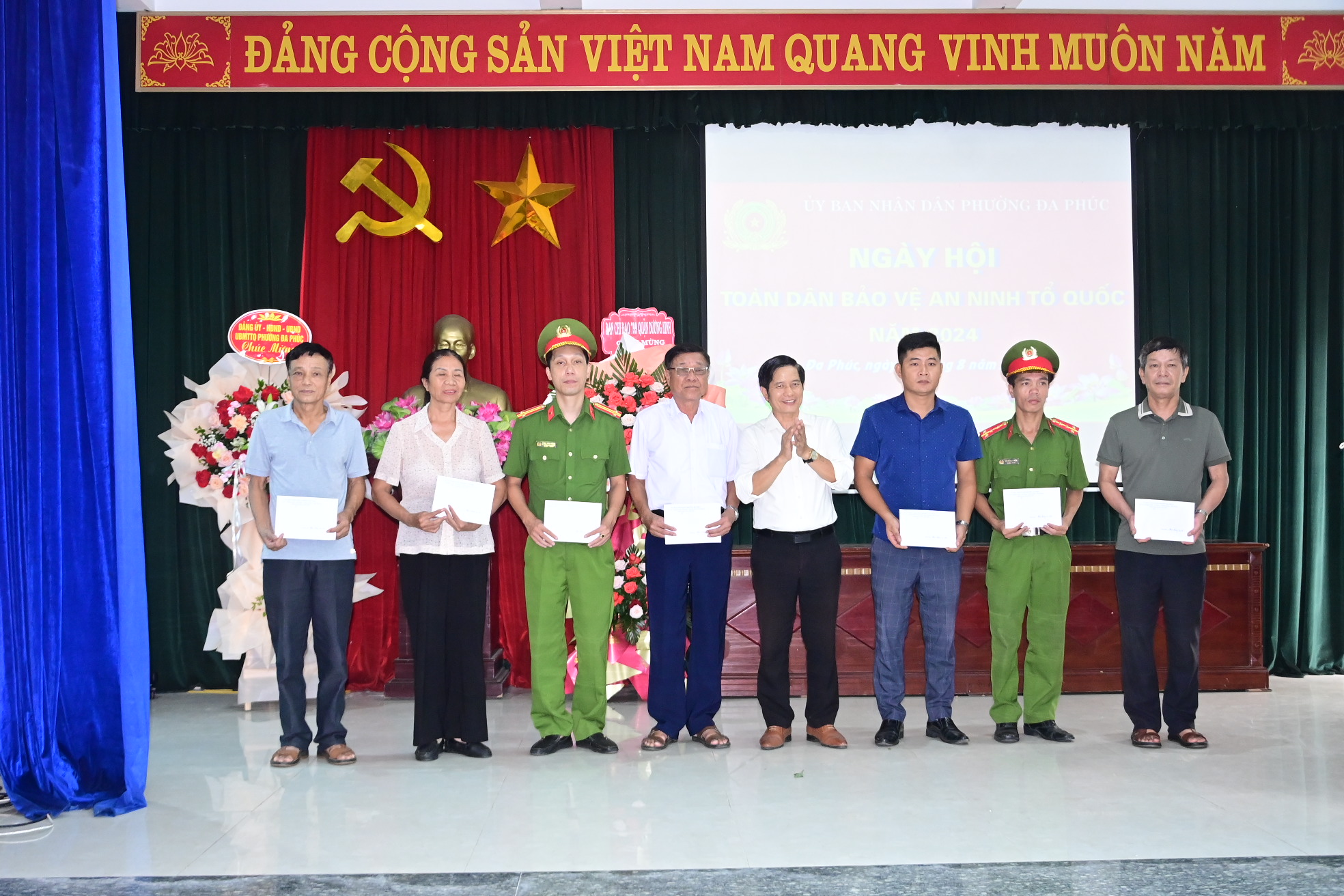 Sôi nổi Ngày hội Toàn dân bảo vệ an ninh Tổ quốc năm 2024 tại Phường Đa Phúc (quận Dương Kinh)